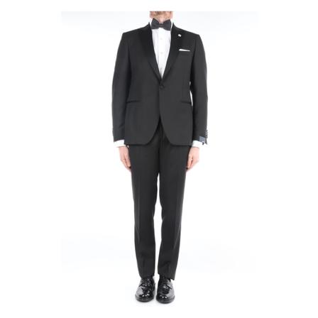Lardini, Eg-76754P-E52316 Elegant suit Zwart, Heren, Maat:M