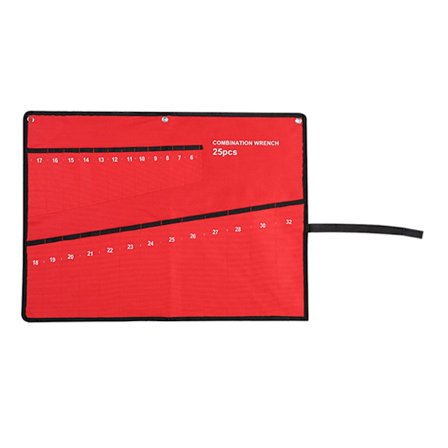 Værktøjsrulle Oprullelig Værktøjstaske til Multifunktionel Skruenøgle, Høj Kvalitet