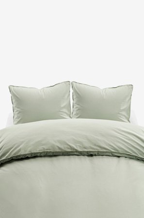 Borganäs of Sweden - Påslakanset Humble Dubbel - Grön - Påslakanset - 220X210 - Från Homeroom