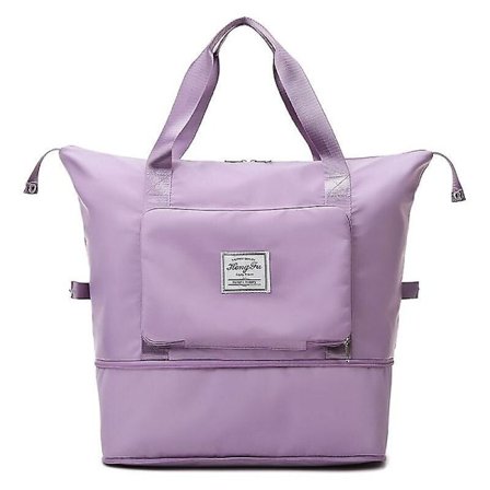 (violetti) 1 kpl Taittuva Matkakassi - Suuri Tilavuus Vedenkestävä