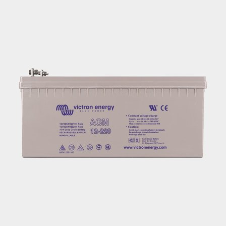 Batteria per il tempo libero / batteria di consumo Victron Deep Cycle, AGM, 12 V, 220 Ah