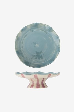 Bloomingville - Willa Kagebakke - Blå - Serveringsfade - Fra Homeroom