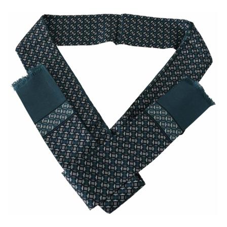 Dolce & Gabbana, Silky Scarves Blauw, Heren, Maat:ONE Size