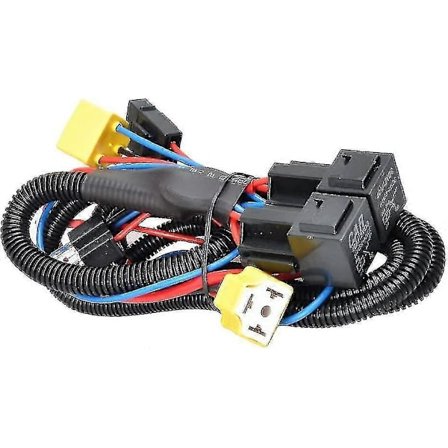 H4 Halogen Kabelsæt Bil Forlygte LED Lysstyrke Forstærker Kabelsæt