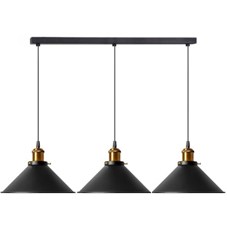 HÄNGANDE TAKLAMPA PORTO APP017-3CP SVART