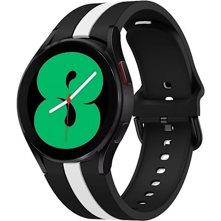 Kompatibel med Samsung Galaxy Watch 4 Band 40mm/44mm, Galaxy Watch 4 Classic Band 42mm/46mm, Galaxy Watch 5, Armband, Silikon, Mode, Design
