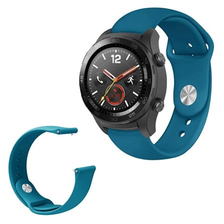 Huawei Watch GT / Magic elegant silicone watch band - Cyan