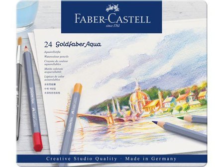 FABER-CASTELL Fargeblyant FABER-CASTELL watercol. (24)