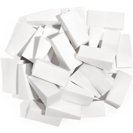 48 stk. Makeup Svamp, Trekantede Kosmetiske Svampe, Non-Latex Kosmetisk Puf, Mini Applikator Kiler, Pulver Børster til Påføring af Foundation Pulver