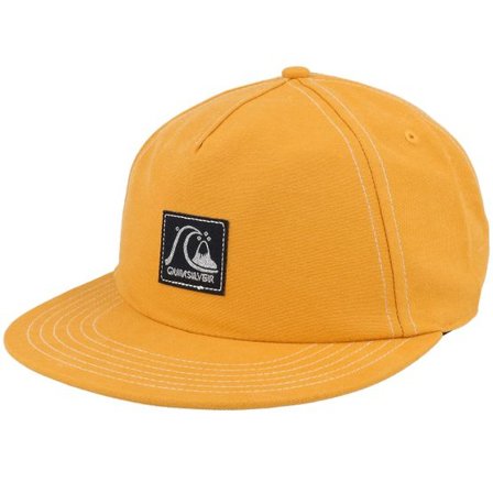 Quiksilver - Gul snapback Keps - Heritage Cap Mustard Strapback @ Hatstore