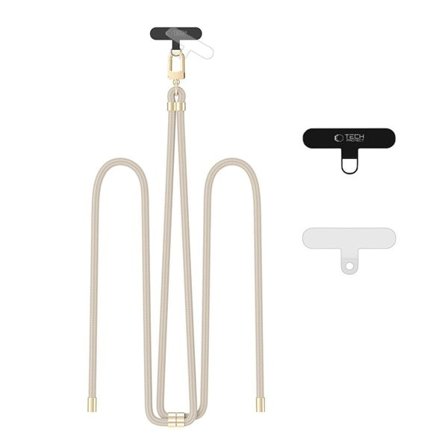 Tech-Protect C7S rep korsbandsrem koppel - Beige