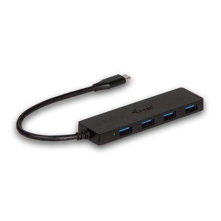 I-TEC USB-C Slim Passive Hub - hub - 4 porter