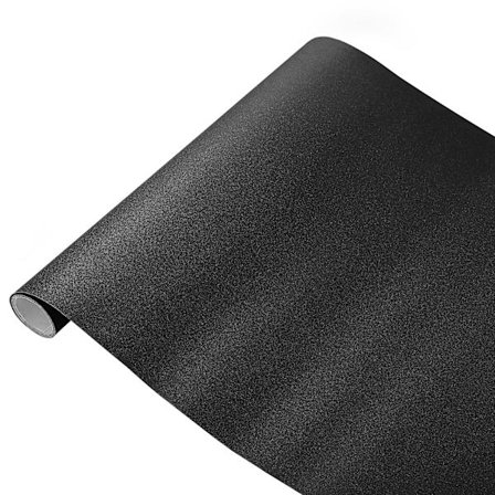 Garneck Mørklægning Blackout Vinduefilm Selvklæbende Privatlivsbeskyttelse Vinduefarve Stickers (Sort)