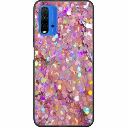 Xiaomi Redmi 9t Svart Skal Glitter