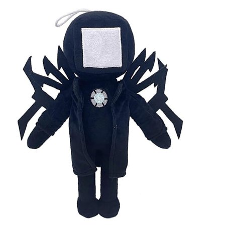 Skibidi Toalett Bosses Titan TV Man Kameramann Plysjleker for fans og venner Vakkert stoppede dyr [DB] 22