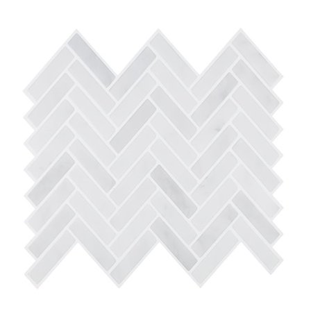 30 x 30 cm selvklebende flisklistremerke med marmormønster