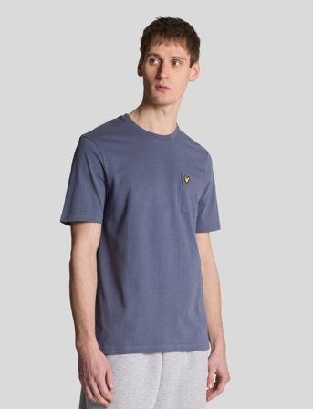 Lyle & Scott Pocket T-Shirt - Purple - XS