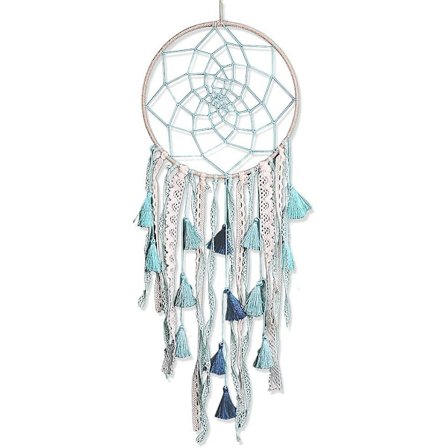 Käsintehty Unelmien Saalistaja, Bohemian Macrame-Seinätekstiili Mandala Kuu Unelmien Saalistaja