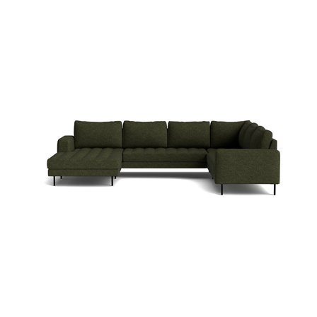Rouge U-Form Sofa, links