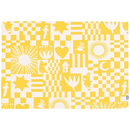 Arabia Muumi Juhlat Pöytätabletti, keltainen