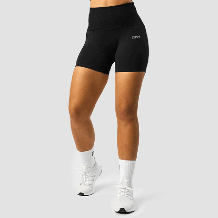 ICANIWILL Define Seamless Pocket Shorts, Black