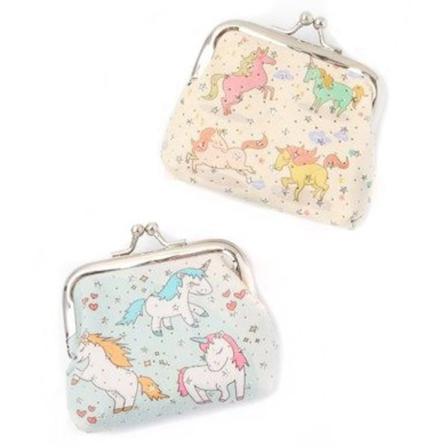 Robetoy Leksaker 30615 Börs Plånbok Mynt Purse Unicorn 8cm Välj 1. Vit/beige
