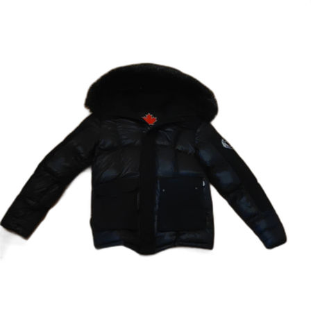 Svart dunjacka från Zavetti Canada