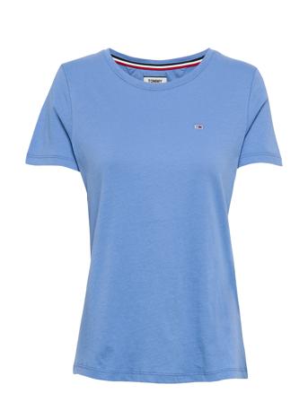 Tjw Soft Jersey Tee T-shirt Top Blå Tommy Jeans