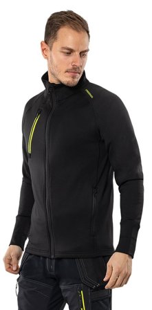 Fristads Herr Polartec fleecejacka stretch 4870 GPY, Svart
