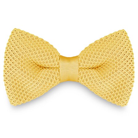 Afdæmpet Gul Strikket Butterfly til mænd - Bundne butterflies