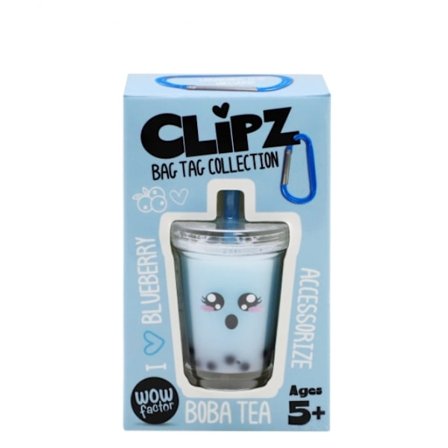 Clipz Boba Tea Bag Tag Turkos