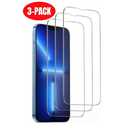 Ripebestandig skjermbeskytter i herdet glass med hydrofobisk belegg, antirefleksfilm for iPhone 16e iPhone 13 Pro, etuivennlig HD Ultra Clear