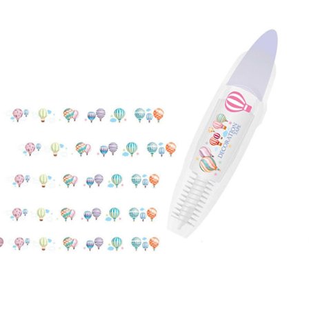 Helium Ballongbeholder Dekorativt Tape Penn DIY Fotoalbum Korreksjonstape Dekorasjonstape