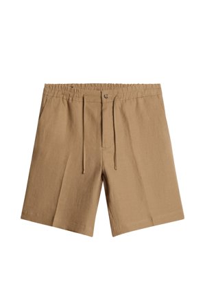 J.Lindeberg - Brady Drape Linen Shorts - Brown - - 54