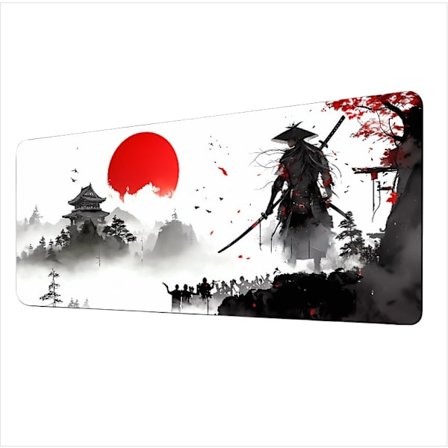 Stor Anime Gaming Musmatta - Halkfri Dator Tangentbordsmatta
