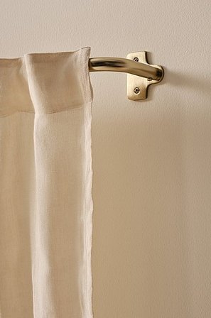 Jotex - Gardinstang Enkel 125-203 Cm Gull - EMRY - Kjøp Gardinstenger hos Jotex