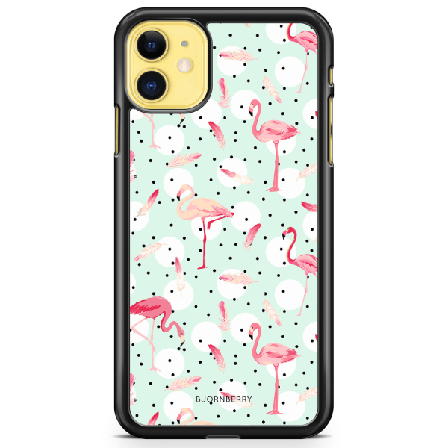 Bjornberry Hårdskal iPhone 11 - Flamingos