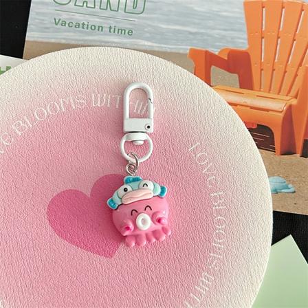 Sanrio Hangyodon nyckelring Clownfisk docka hänge nyckelring Char F