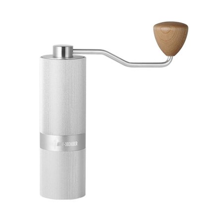 Manuell Kaffekvarn 24 Positioner Justerbar Espressomaskin Rostfritt Stål 420 Silver