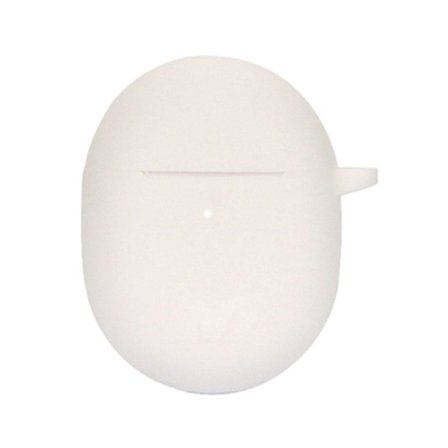 Xiaomi Redmi Buds 4 silikonfodral med spänne - Vit