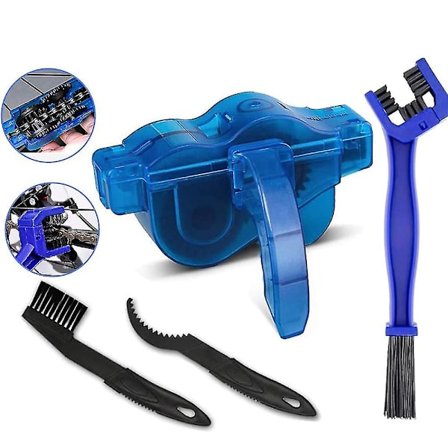 Cykelkedjerengöringsset med borste och kedjebricka