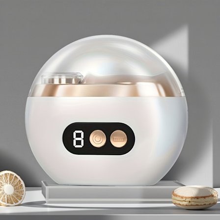 Smart Elektrisk Negleklipper 2i1 Polerende Negletrimmer Manicure Værktøj, USB Genopladelig, 500mAh Li-Polymer Batteri, med Anti-Cut, Slibning og Lig..