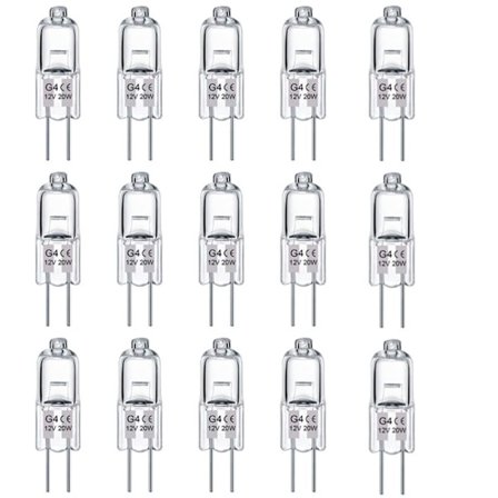 G4 Halogenlampor 20W 12V - Varmvitt
