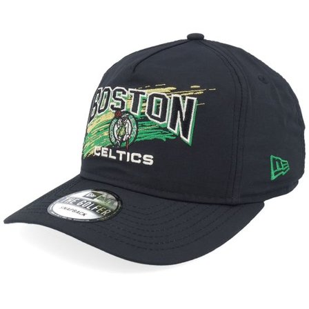 New Era - NBA Svart snapback Keps - Boston Celtics Throwback Brush Black Strapback @ Hatstore