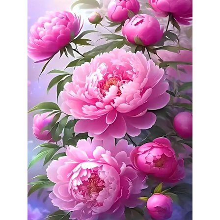 Kukka-timanttimaalaussarjat aikuisille, 5D-timanttimaalaus aloittelijoille, tee-se-itse täysporaus timanttimaalaussarja, kodin seinäkoriste 