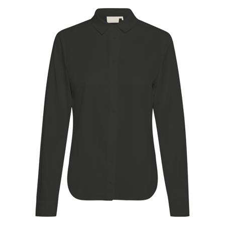 Karen by Simonsen Bina Fitted Shirt Sort, Dame Skjorter