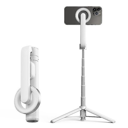 Magnetisk Selfie Stick Stativ Kompatibel Med Magsafe, Udtrækkelig Magnetisk Mobiltelefon Stativ Til Iphone 14 13 12 & Alle Telefoner