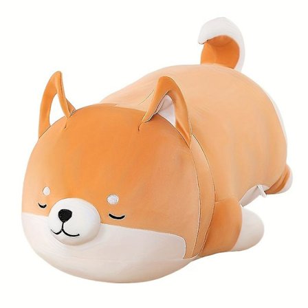 Shiba Inu Pude Lang Pude Dukke Pige Sovende Ben Ben Kludedukke Dukke Plys Legetøj
