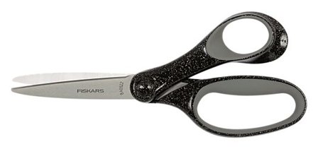 FISKARS BARNESAKS GLITTER SORT 18CM