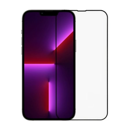 Skärmskydd iPhone 13 Pro Max/14 Plus - 3D Härdat Glas Svart